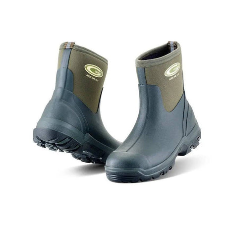 Grubs Midline 5.0 Waterproof Yard Boots Green UK-13 Footwear Barnstaple Equestrian Supplies