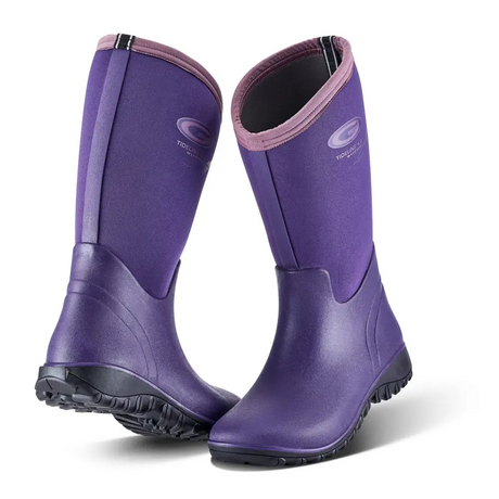 Grubs Tideline 4.0 Waterproof Yard Boots Plum - 4 - Short Boots