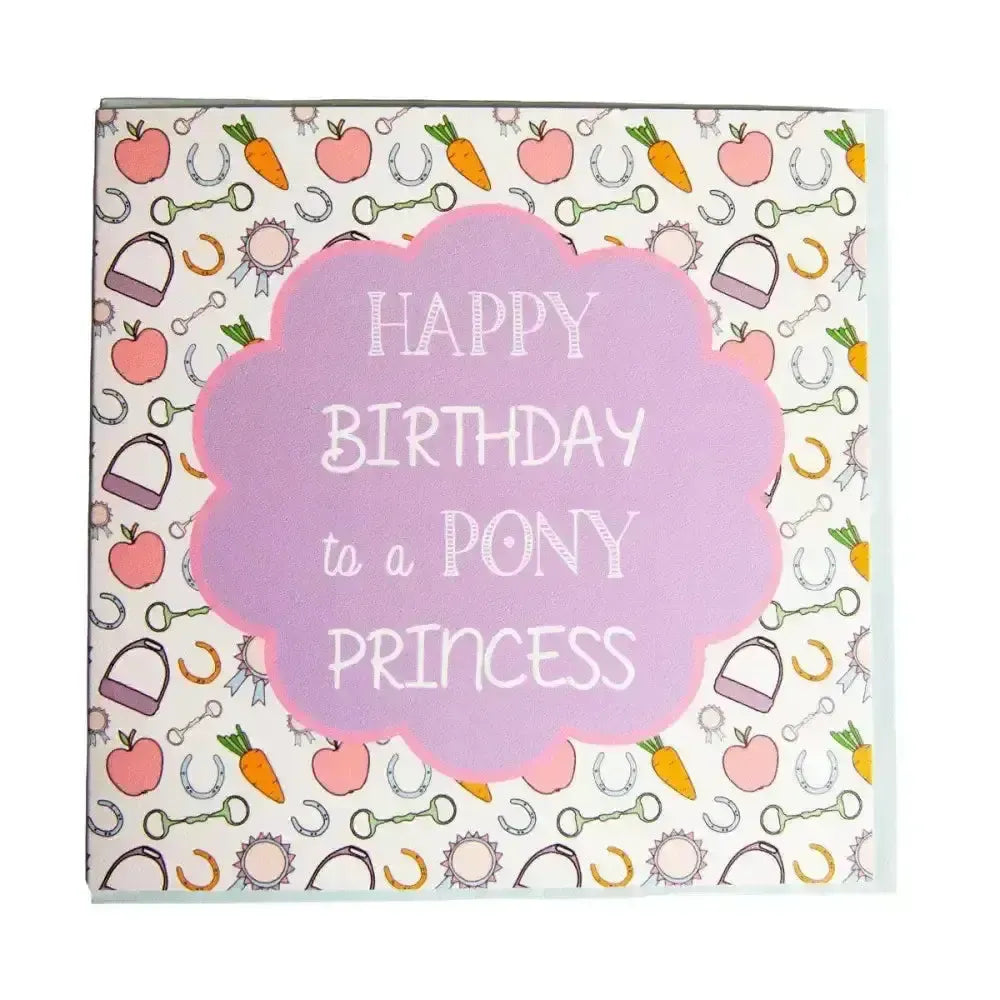 Gubblecote Beautiful Greetings Card Happy Birthday Horsey Greeting Cards