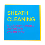 Gubblecote Humourous Greetings Card Sheath Cleaning Gift Cards Barnstaple Equestrian Supplies