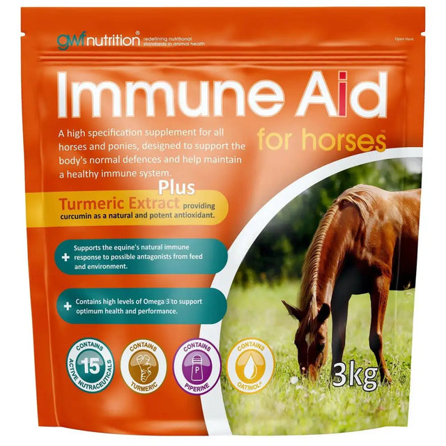 GWF Immune Aid For Horses Horse Supplements Barnstaple Equestrian Supplies