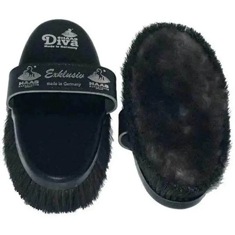 HAAS Diva Brushes A Super Soft Body Brush With Lambswoo Hucklesby Associates Ltd Brushes & Combs Barnstaple Equestrian Supplies