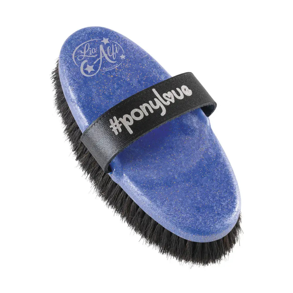 Haas Ponylove Diva Brush Blue Body Brushes Barnstaple Equestrian Supplies