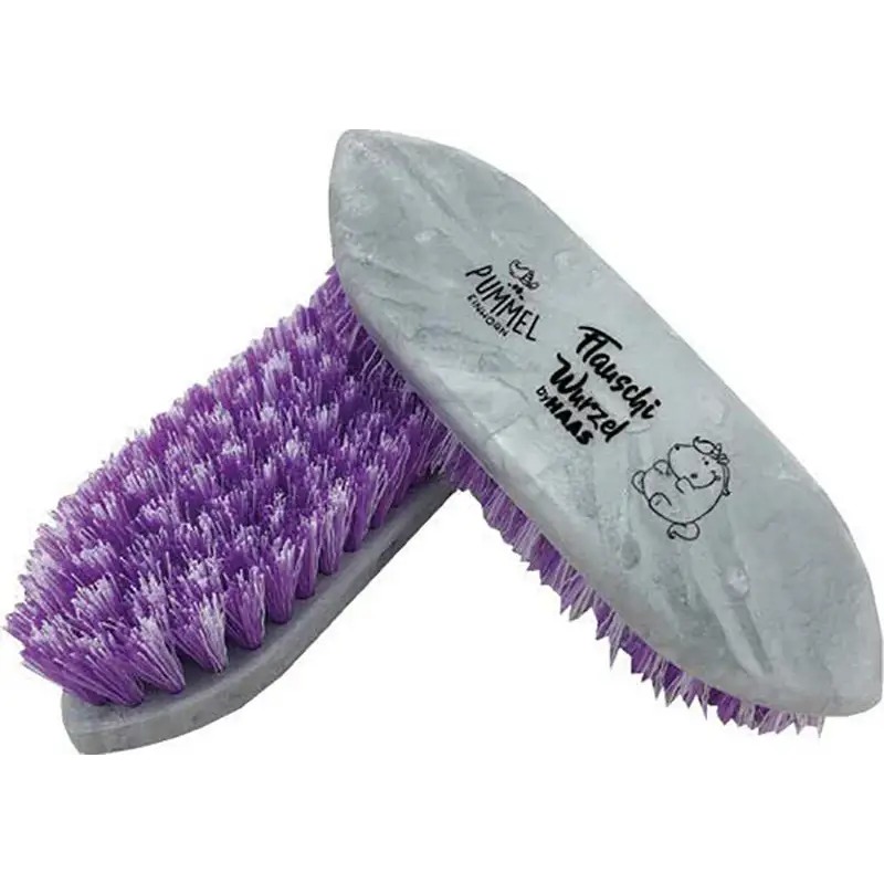 HAAS Wurzel Silver Groomin Brush Silver Dandy Brushes