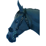 Hackamore Bitless Bridle Blue Small 
