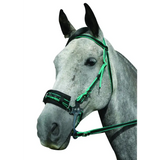 Hackamore Bitless Bridle Blue Small 