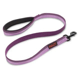 Halti lead purple dog lead with black padded handle and metal clasp walking essential designed for comfort