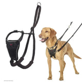 Halti no pull harness black with adjustable straps and padded dog’s chest panel for comfortable walks