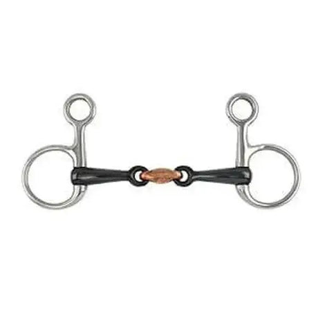 Hanging Cheek Sweet Iron with Copper Lozenger Bits 114 Mm (4 1/2") Horse Bits Barnstaple Equestrian Supplies