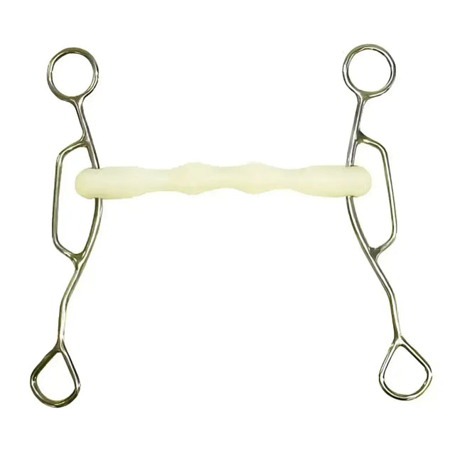 Happy Mouth American Gag Shaped Straight Bar Mullen Mouth Bits 114 Mm (4 1/2";) Horse Bits