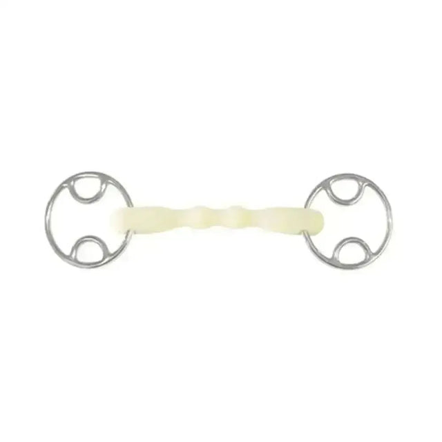 Happy Mouth Beval Bits Shaped Straight Bar 114 Mm (4 1/2&Quot;) Horse Bits