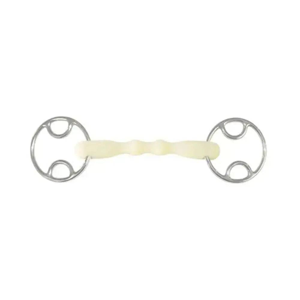 Happy Mouth Beval Bits Shaped Straight Bar 114 mm (4 1/2&quot;) Happy Mouth Bits Horse Bits Barnstaple Equestrian Supplies