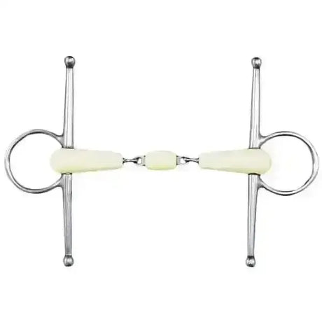Happy Mouth Bits Full Cheek Double Jointed Roller Horse Bits 114 mm (4 1/2") Horse Bits