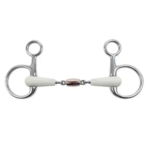 Happy Mouth Bits Hanging Cheek Copper Roller Horse Bits 127 Mm (5") Horse Bits Barnstaple Equestrian Supplies