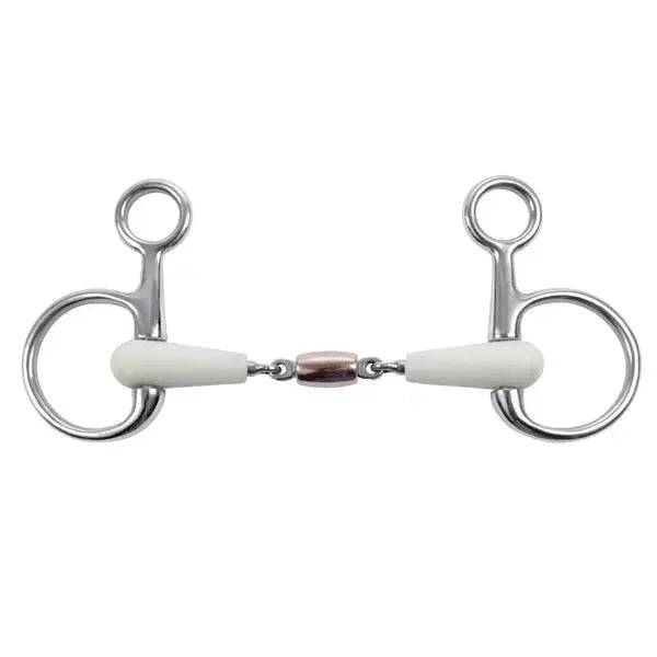Happy Mouth Bits Hanging Cheek Copper Roller Horse Bits 127 mm (5") Happy Mouth Bits Horse Bits Barnstaple Equestrian Supplies