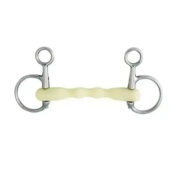 Happy Mouth Bits Hanging Cheek Shaped Straight Bar Mullen Mouth Horse Bits 114 Mm (4 1/2&Quot;) Horse Bits