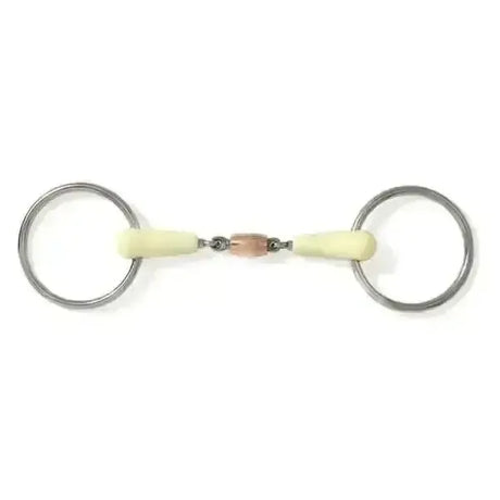 Happy Mouth Bits Loose Ring Copper Roller Horse Bits 11.5 cm (5 1/2 Inch) Horse Bits