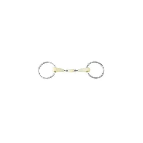 Happy Mouth Bits Loose Ring Plastic Roller Horse Bits  - Barnstaple Equestrian Supplies