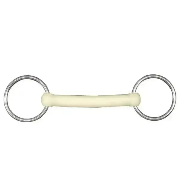 Happy Mouth Bits Plain Bar Mullen Mouth Loose Ring Snaffle Horse Bits 127 Mm (5") Horse Bits