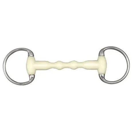 Happy Mouth Bits Shaped Straight Bar Mullen Mouth Eggbutt Dressage Bradoon Horse Bits 114 mm (4 1/2&quot;) Happy Mouth Bits Horse Bits Barnstaple Equestrian Supplies