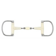 Happy Mouth D Ring Racing Bit With Roller 12.5 cm Horse Bits
