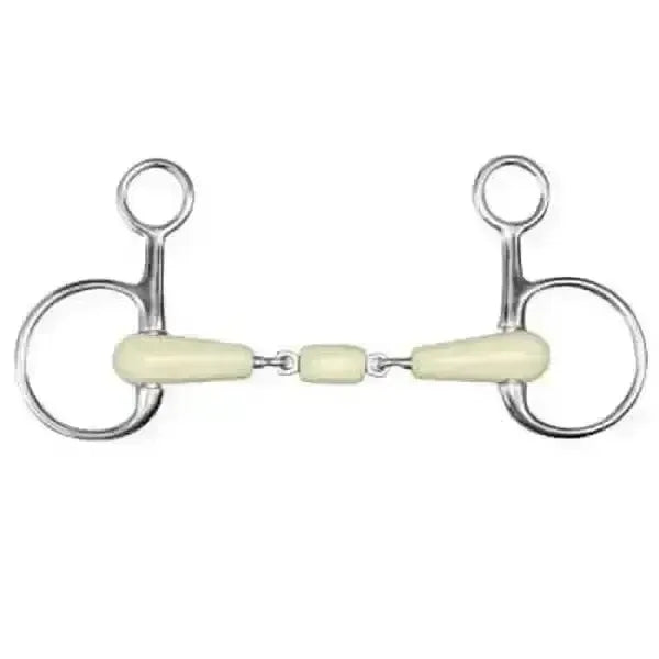 Happy Mouth Double Jointed Boucher Hanging Cheek Bits 127 mm (5") Horse Bits