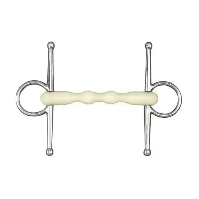 Happy Mouth Full Cheek Shaped Mullen Mouth Straight Bar Bits 114 Mm (4 1/2") Horse Bits