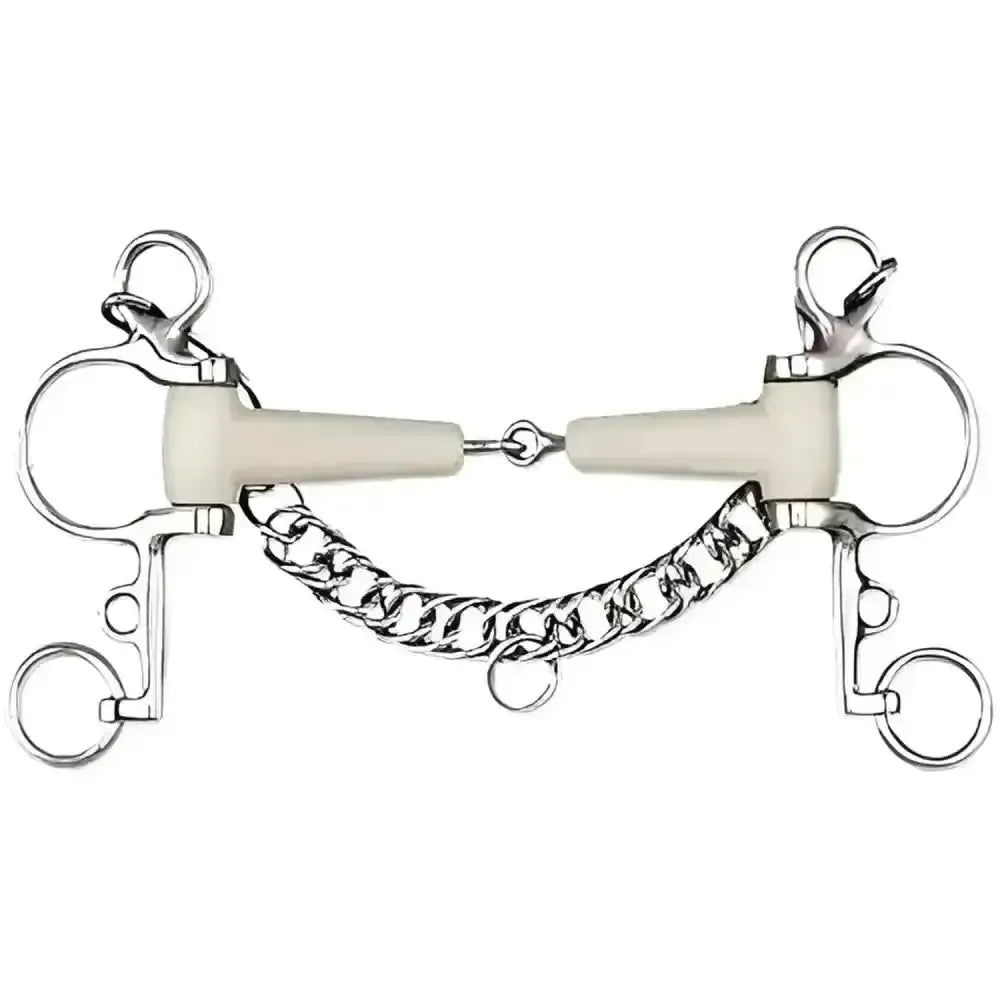 Happy Mouth Jointed Pelham Bits 127 mm (5") Horse Bits