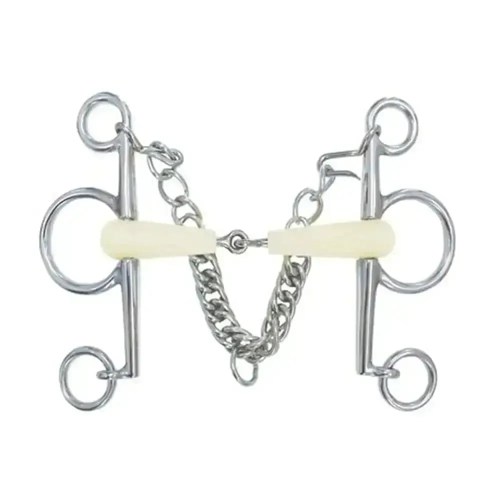 Happy Mouth Pelham Bits Jointed Standard 127 Mm (5&Quot;) Horse Bits