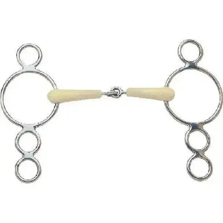 Happy Mouth Pessoa 3 Rings Dutch Gag Jointed Bits 127 Mm (5") Horse Bits Barnstaple Equestrian Supplies