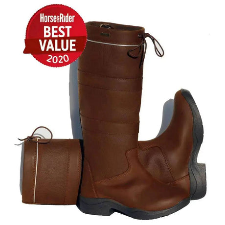 Harlem Leather Country Boots Rhinegold 36 EU / 3 UK Rhinegold Country Boots Barnstaple Equestrian Supplies