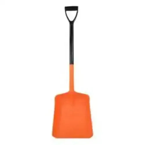 Harold Moore Deep Pan Shovel Large D-Grip Handle Large Orange 