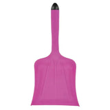 A vibrant pink harold moore hand shovel with a black-tipped handle and reinforced flared blade for easy digging