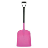 Harold moore stable master shovel pink plastic with black handle perfect for stable and yard work