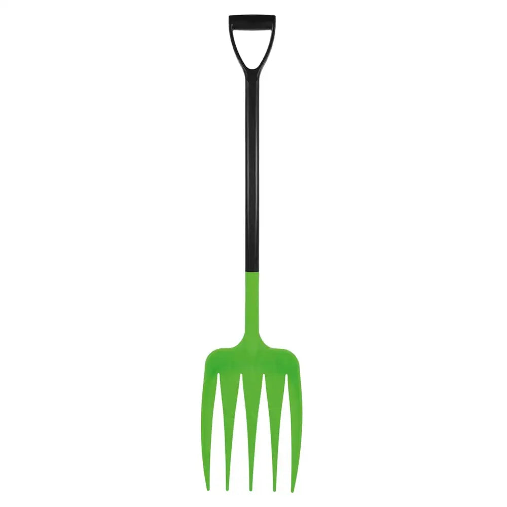 Harold Moore Unifork Yard Fork D Handle Lime Green Forks Barnstaple Equestrian Supplies