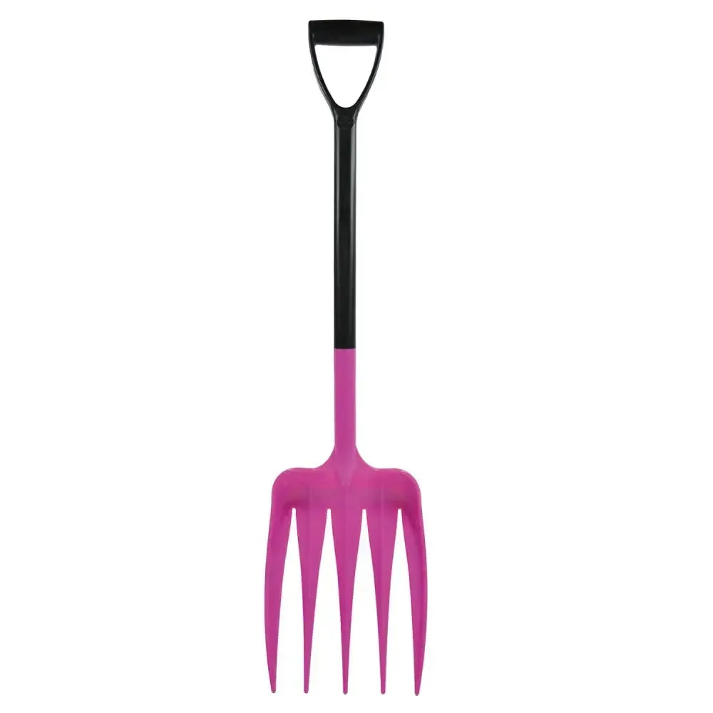 Harold Moore Unifork Yard Fork D Handle Pink Forks