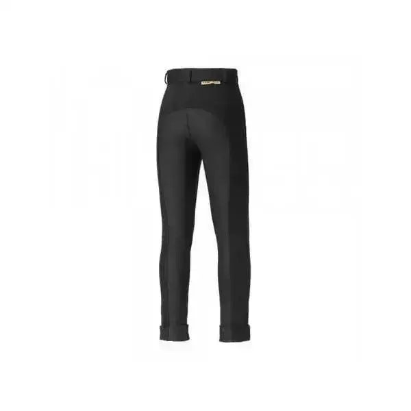 Harry Hall Chester Sticky Bum Kids Riding Jodhpurs Black Long 20&Quot; Jodhpurs