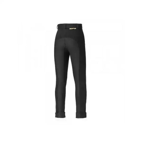 Harry Hall Chester Sticky Bum Kids Riding Jodhpurs Black Long 20&Quot; Jodhpurs