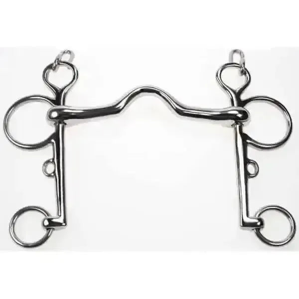 Hartwell Pelham Long Cheek Bits 6inch Sliding Cheeks 127 mm (5") Horse Bits