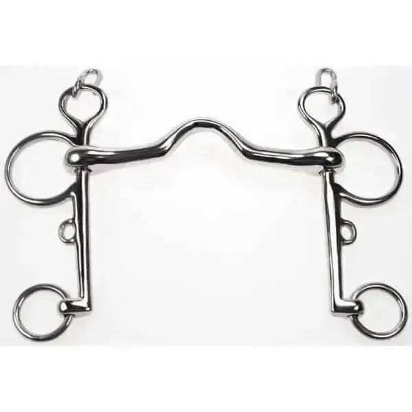 Hartwell Pelham Long Cheek Bits 6inch Sliding Cheeks 127 Mm (5") Horse Bits