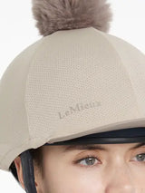 Lemieux Maria Mesh Hat Silk Almond Almond Hat Silks
