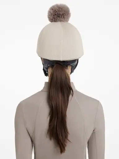 Lemieux Maria Mesh Hat Silk Almond Almond Hat Silks