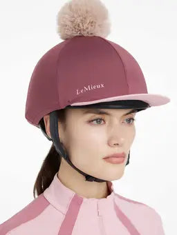 Lemieux Maria Mesh Hat Silk Rosewood Rosewood Hat Silks