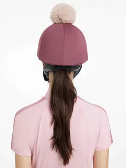 Lemieux Maria Mesh Hat Silk Rosewood Rosewood Hat Silks