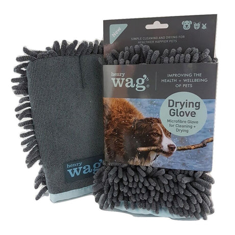 Henry Wag Microfibre Cleaning Glove  Pet Cooling & Drying