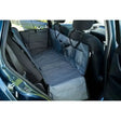 Gray durable fabric henry wag pet car hammock with reinforced straps and pockets for a comfy car hammock dog bed
