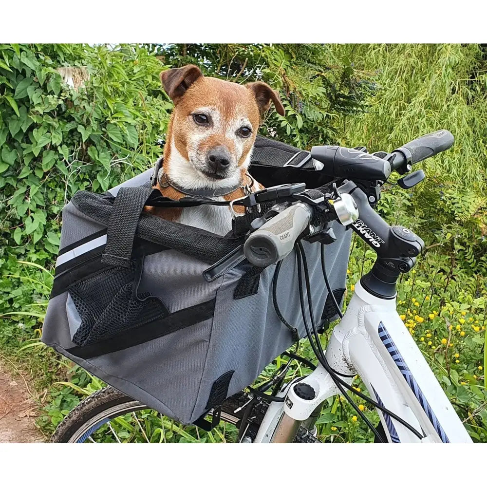 Henry Wag Pet Panier Bike Seat Grey Dog Car Accessories Barnstaple Equestrian Supplies