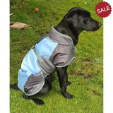 Henry Wag Waterproof Dog Coat X Smallmall (35 cm) Blue/Grey Dog Coat
