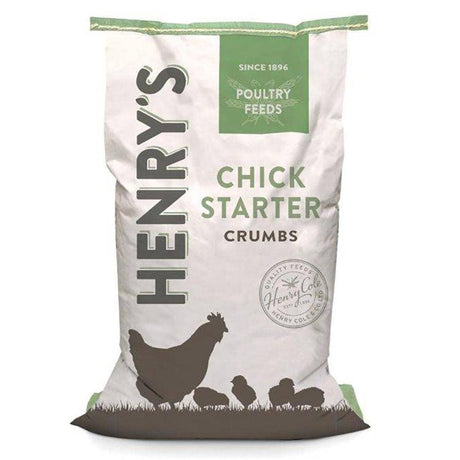 Henrys Chick Starter Crumbs  Animal Feed