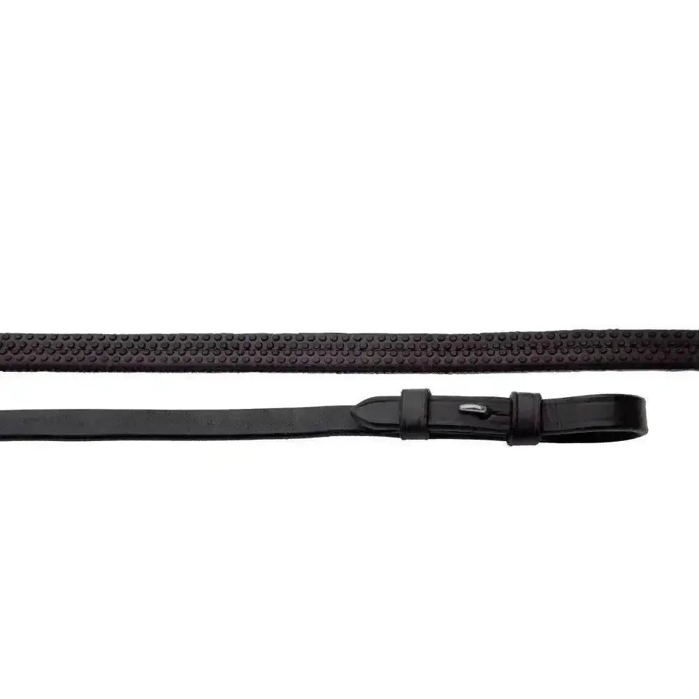 Heritage Children's Rubber Reins Black Reins